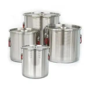 인덕션솥 스텐 대형 인덕션 국솥 곰솥 들통 국통 약 76리터 6호