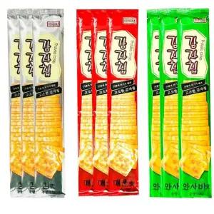 본아미감자칩세트 N1V4P2A8 김맛3개+매운맛3개+와사비맛3개