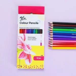 12색 아동용 컬러링 학습용 색연필 미술용 다채로운 그림도구세트