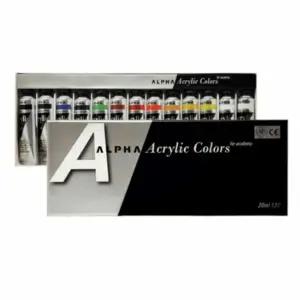 아크릴 미술물감 세트 13색 20ml 예술용 물감 캔버스 아트 페인팅