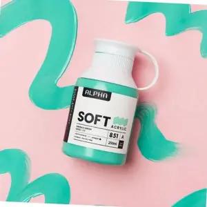 소프트 물감 바디 수성 아크릴 무광 공예용 초보자용물감