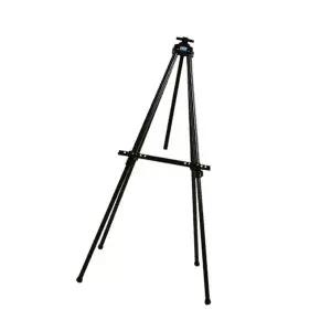 흥일 알루미늄 이젤 250 4각 2단 1P 미술 그림 전시 실내 거치대
