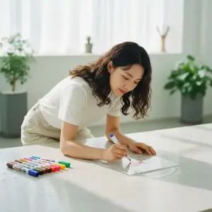 물놀이 드로잉 매직 플로팅펜 12색 수중 부유 그림 그리기 마커 세트