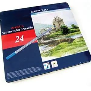전문가용 수채 드로잉 워터 색연필 연필 혼색용 디자인색연필