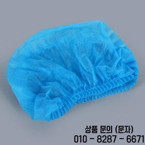 100개입 두꺼운 일회용 헤어캡 부직포 탄성 미용실 병원 식품 서비스용 헤드커버