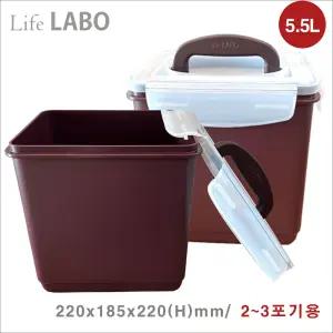 라이프 라보 Life LABO 더 튼튼한 김치통 딤채냉장고 사용가능 5.5L, 1개