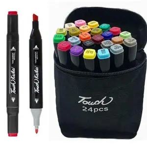 24색 전문가용 스케치용 디자인 듀얼 마카펜 교육 제품디자인마카