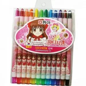 학용품 어린이 휴대용 색연필 아동 롤링 샤프형 12색 학용품색연필