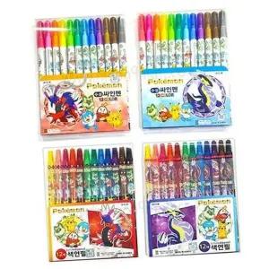 문구용 미술 아동 색연필 12색 어린이 유아 미술용사인펜