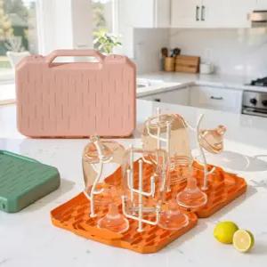 스탠딩 젖병 건조대 거치대 이유식 컵 풀세트 치발기 여행용