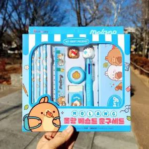 몰랑 문구세트 베스트 생일 답례품 구디백 어린이집 유치원 초등 학생 캐릭터 입학 단체선물
