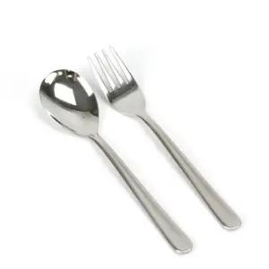 위생적인 어린이집 스텐 스푼 포크 세트 이유식수저 유아숟가락