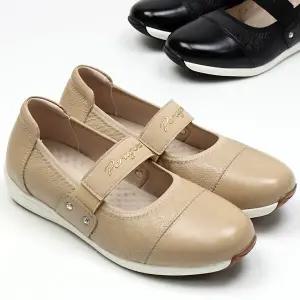 [하프클럽/더힐]더힐슈즈 가죽콤비 밴딩 여성여자 슬립온 스니커즈 로퍼 단