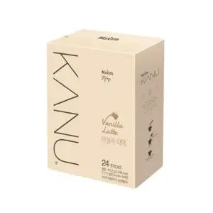 카누 T6W8G8C5 바닐라 라떼 인스턴트 커피믹스 믹스커피 24T