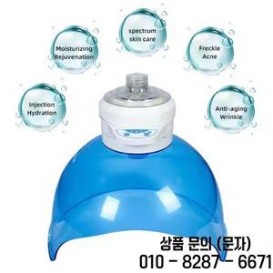 빨간색과 파란색 빛 미용 장비 산소 제트기 얼굴 관리 기계를 가진 신식 서 있는