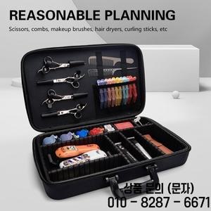 이발소 가위 보관 하드 백 상자 대용량 살롱 디스플레이 케이스 여행 도구