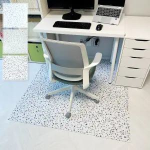 데코블 의자매트 체어매트 타일형 바퀴 의자 깔판 장판 바닥 보호 셀프인테리어