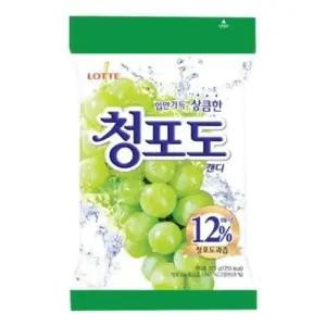 롯데 V1L1P4Q3 청포도 캔디 사탕 323g