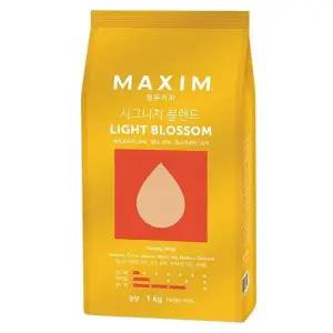 맥심 X5L5G8C7 시그니처 블렌드 라이트블로섬 1kg 동서식품