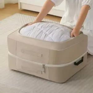 튼튼한 대용량 리빙 이불 수납 가방 물세탁 특대형 1P 공간 옷정리 리빙