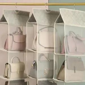 모자 가방 정리대 2단 수납 정리함 보관 핸드백