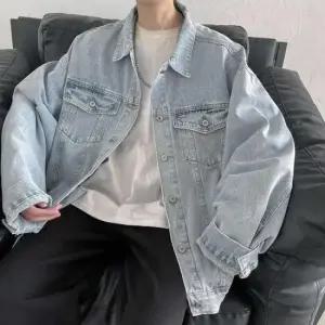 겨울셔츠 캐주얼 데님 자켓 라이트 연청 편안한 데일리룩 모임