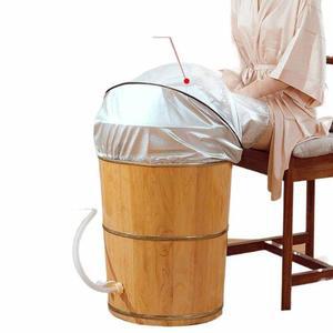 원목 족욕통 마사지샵 발찜질 발욕 통뚜껑 나무색 습식마사지 스파 더블 욕실 습식