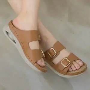 [옷자락]여성 일상 캐주얼 편안한 여행 스트랩 샌들