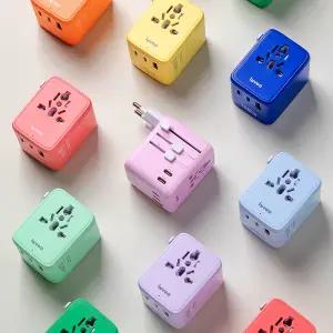 루베아 45W 5포트 해외 여행용 어댑터 초고속 충전 멀티 어댑터