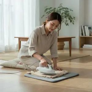 접이식 미니 다리미판 휴대용 좌식 다림질 테이블 소형 다리미