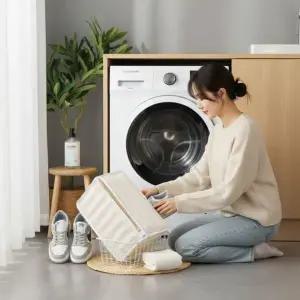 운동화 세탁망 신발 빨래망 가방형 슈즈 세탁 주머니 워싱백