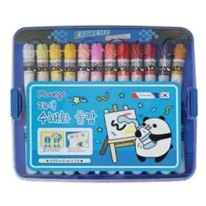 어린이미술 그림물감 남성용 세트 24색