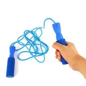 스펀지 그립 블루 운동용 줄넘기