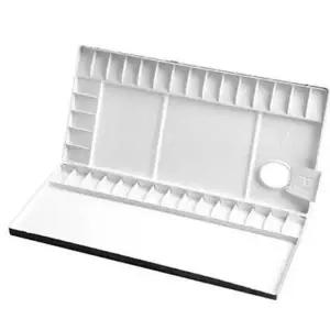 유화 휴대용 팔레트 미술용 수채화 알루미늄 35칸 접이식 전문가용