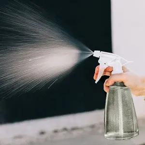 다용도 분무기 손잡이형 스프레이 반투명 용기 500ml 그레이