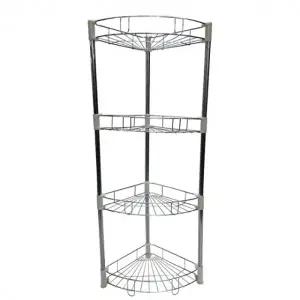 ( )대형 욕실 코너선반 화장실 정리선반 4단