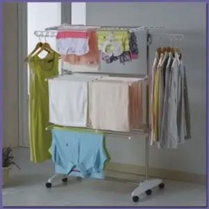 이동식 빨래건조대 6단 접이식 860mm 대형 건조대