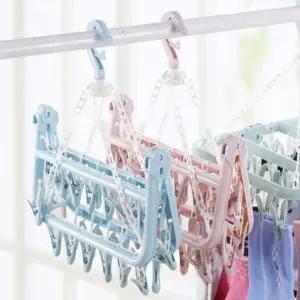 양말 건조대 소형 공간 절약형 집게 빨래 원룸용 빨래건조대