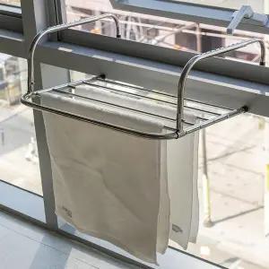 50cm 스텐 걸이식 건조대 빨래건조대 빨랫대 실내건조 소형건조대