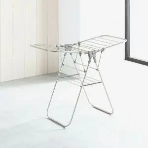 튼튼한 접이식 미니 빨래건조대 실내용 소형 의류 거치대 틈새수납