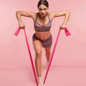 라텍스 저항밴드 전신운동 블루 2단계