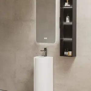 긴다리세면대 원형 미니 탑볼 화장실 DIY 긴다리 리모델링