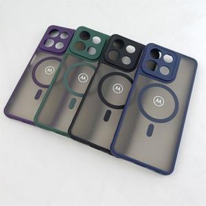 [호환품]모토로라 엣지 60 퓨전 60프로 2025 케이스 마그네틱 충전 매트 클리어 호환 충격 방지 커버 모토