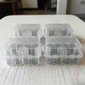 3M 호환l 2/8 슬롯 펩타이드 바이알 보관 케이스 마이크로튜브 투명 적층형 튜브 박스 냉동고 냉장고