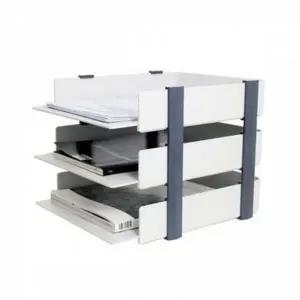 ( )정리함 서류함 탁상용 3단 플라스틱 사무용 서류 다용도 트레이