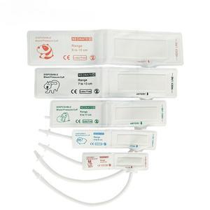 단일 튜브 일회용 수의학 NIBP 커프 5가지 사이즈 코끼리/말/개/고양이/쥐용 | 부직포 등급