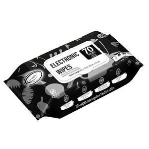 eAj 에어 정글 전자 물티슈 스크린 클리너 70개, 천 필요 없음, LED 스크린, TV, 자동차, 컴퓨터, 태블릿, 휴대폰, 노트북, VR, 모니터용 대형 8