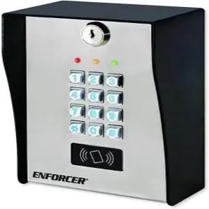 Seco-Lam SK-3133-PPQ 헤비 듀티 실외 출입 제어 키패드 근접 리더 포함 코팅된 강철 뒷면이 있는