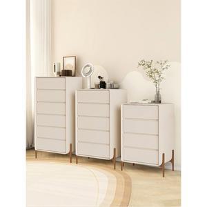 화이트 5단원목서랍장 미니멀 엔틱 화장대 나무 인테리어 원룸