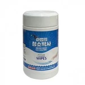 ( )다용도 세정티슈 기름때 찌든때 청소티슈 만능 크리너 원통형 150매입